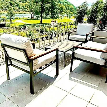 Direct Moselle View 200M² 4 Sz 10Pers Terrace Apartment Sankt Aldegund Exterior photo